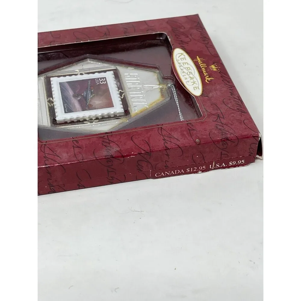Hallmark Ornament 1999 Star Trek USS Enterprise Celebrate Century USPS Stamp NIB